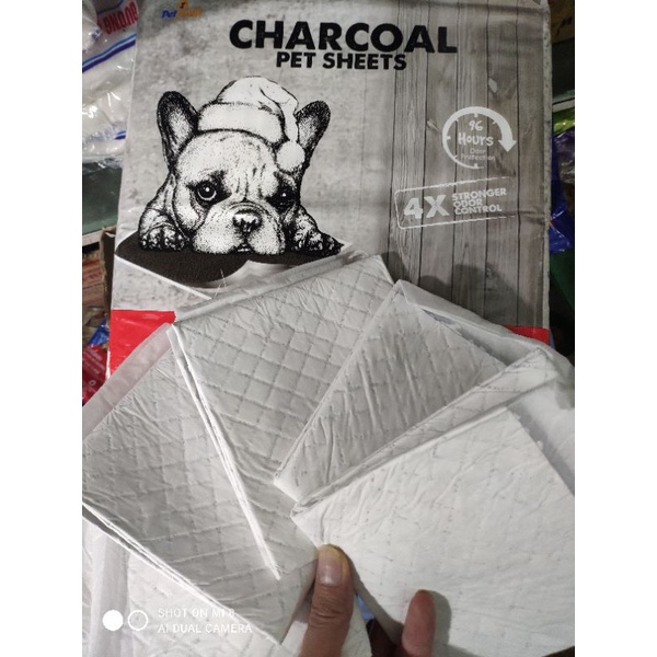 Tấm lót vệ sinh CHARCOAL pet sheets than hoạt tính SIZE S100, M50  miếng