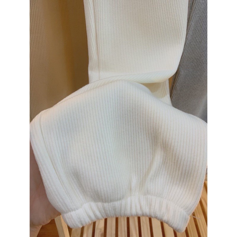 Quần jogger bo gấu - quần ống rộng chất nhung tăm Hàng quảng châu - Mono Boutique