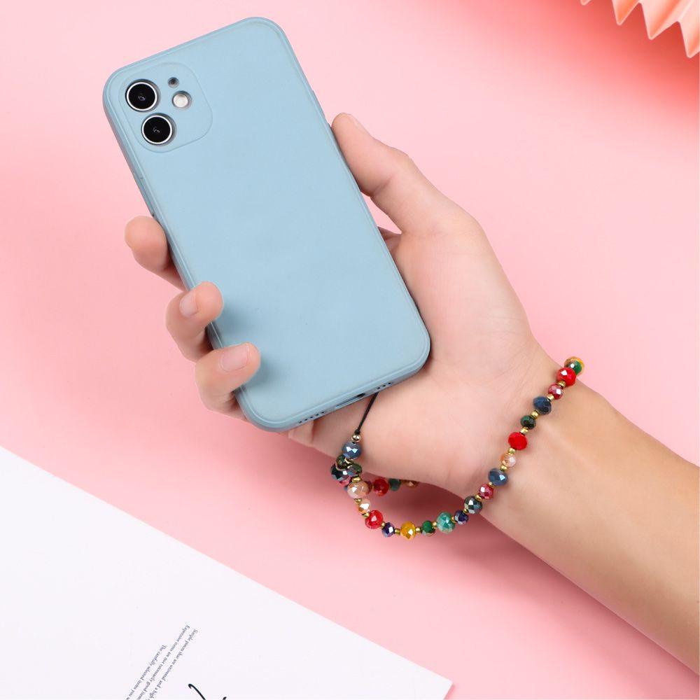BTLIMER Dây Treo Điện Thoại Kết Hạt Pha Lê Tròn Sáng Tạo