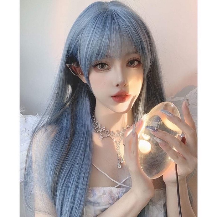 Tóc giả nguyên đầu coplay cute-❤️-freeship-tăng lưới
