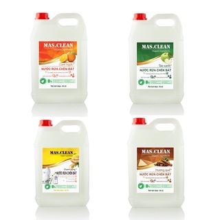 Nước rửa chén hữu cơ Mas.Clean - can 10L siêu tiết kiệm