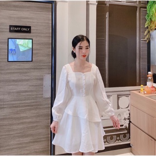 Đầm xoè tầng thiết kế
