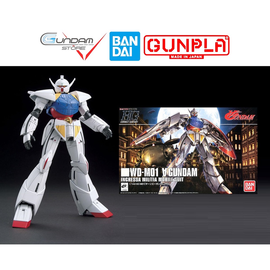 Mô Hình HG Turn A Gundam Bandai WD-M01 1/144 HGCC Đồ Chơi Lắp Ráp Anime Nhật