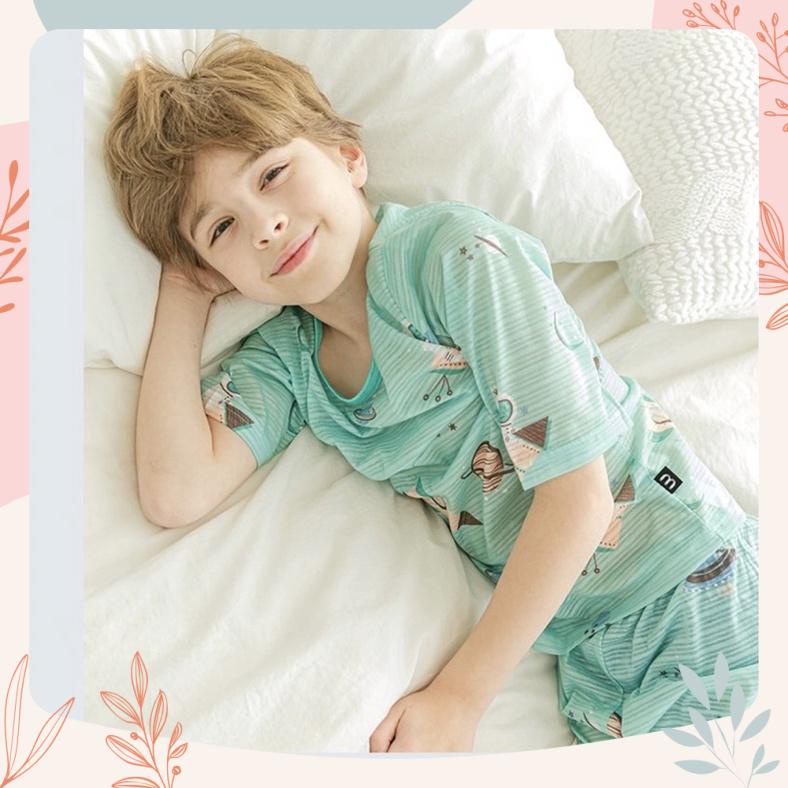 Bộ cotton giấy HQ bé trai
