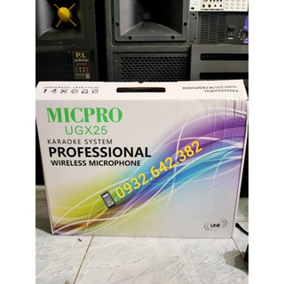Micro karaoke không dây shure ugx 25 pro cao cấp