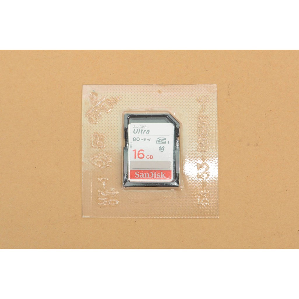 Thẻ Nhớ SDHC 16GB Sandisk Ultra Class 10 UHS-I 80Mb/S Chính Hãng [BH 5 năm]