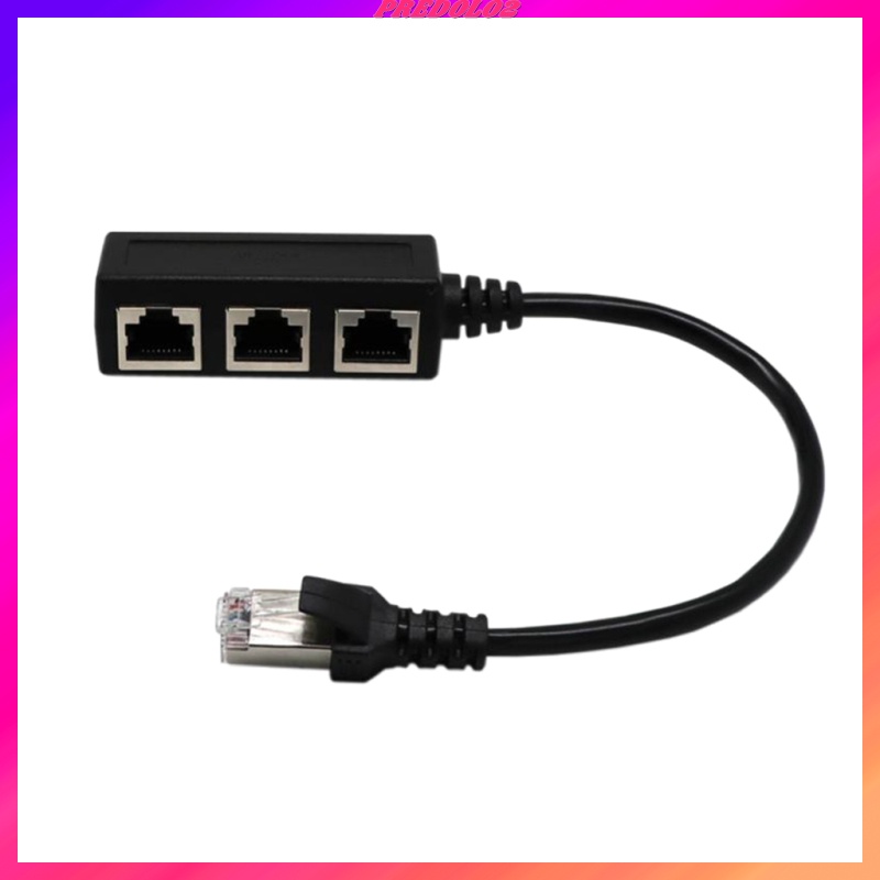 Bộ Chia 1 Cổng Rj45 Sang 3 Cổng Cho Cat 5 / Cat 6 Lan Ethernet Plug | BigBuy360 - bigbuy360.vn