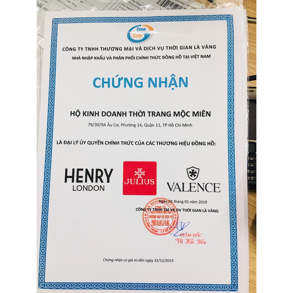 ĐỒNG HỒ NỮ JA-1064C JULIUS HÀN QUỐC (ĐỒNG MẶT XANH DƯƠNG)