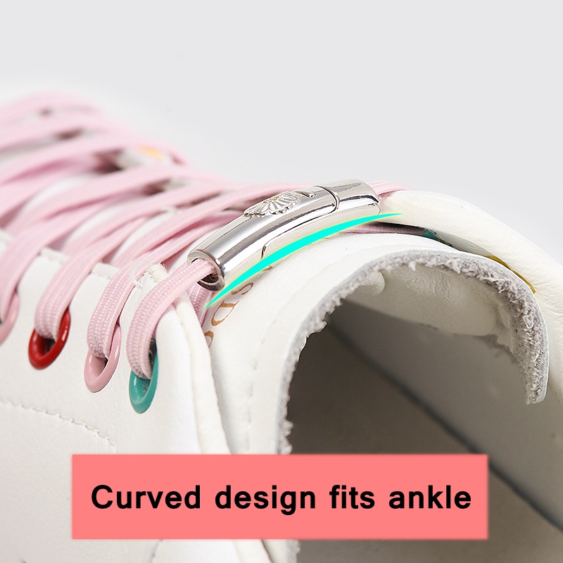 Dây Giày Không Cần Buộc Co Giãn Khóa Nam Châm Đặc Biệt Sáng Tạo Dành Cho Trẻ Em Và Người Lớn Mới