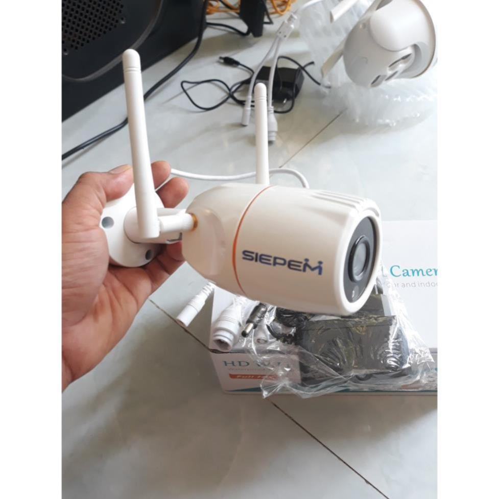 Camera IP ngoài trời P2P Siepem S6865 2 râu 2.0mpx