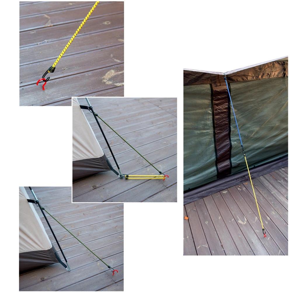 Set 6 Dây Bungee Bền Bỉ Dùng Để Buộc Hành Lý / Câu Cá / Cắm Trại