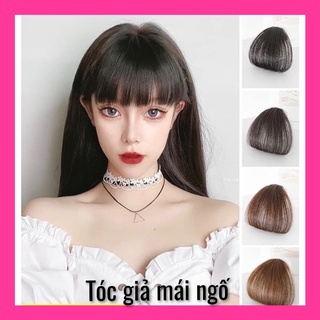 Tóc giả mái ngố nữ dệt tơ cao cấp chịu nhiệt tốt ❇️freeship ❇️