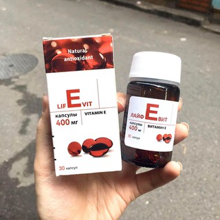 LỌ THỦY TINH - Vitamin E Đỏ Nga 400mg