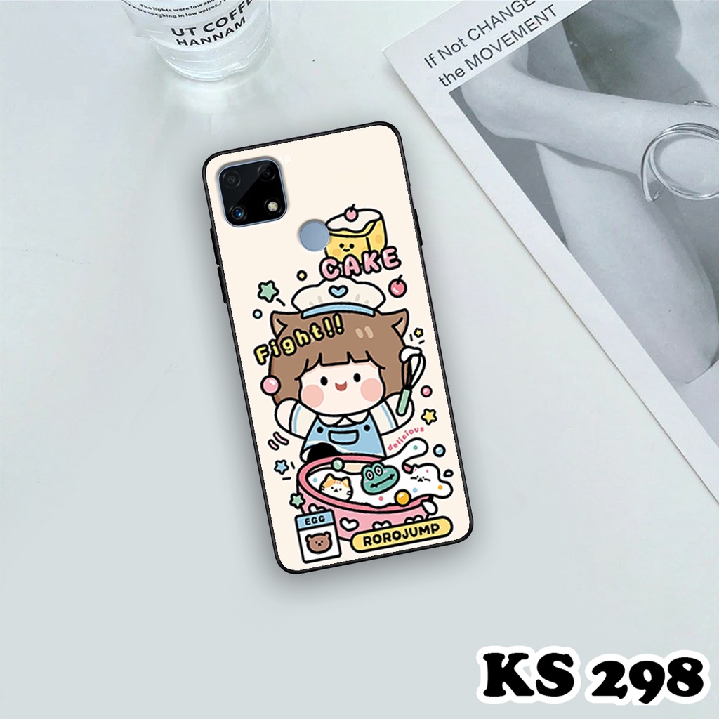 Ốp lưng Oppo Realme C25 - Realme C25y - Realme C25s - Ốp Oppo in hình Ngân hà &amp; Roro Jumb - Lưng nhám viền TPU