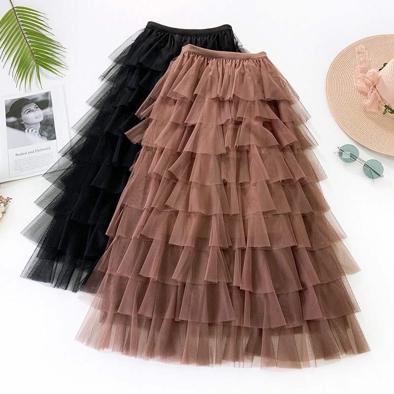 Váy cổ tích Váy lưới nhiều lớp Váy nữ xòe mùa hè | BigBuy360 - bigbuy360.vn