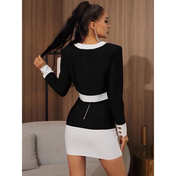 Set váy len Balmain hàng cao cấp