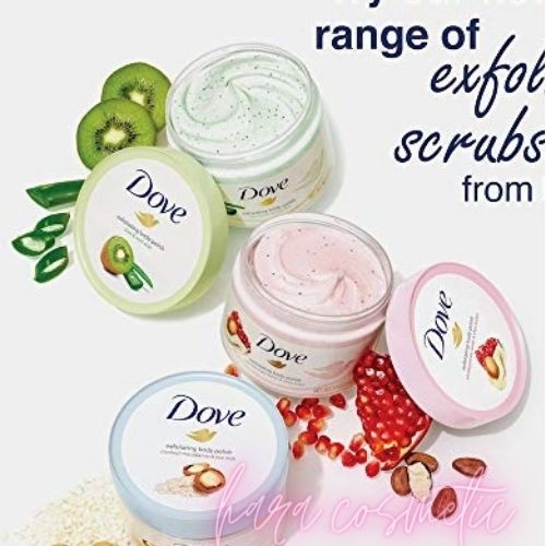 Tẩy tế bào chết cơ thể - Tẩy da chết body dove Exfoliating Body Polish đủ mùi, 298g _hara.cosmetic