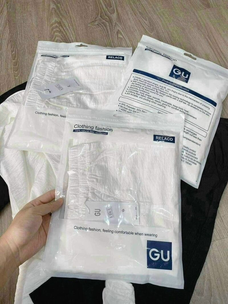 quần đũi ống rộng túi GU cao cấp dáng dài hàng đẹp