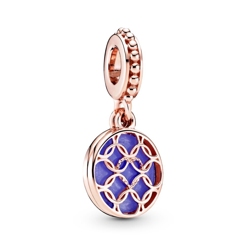 Hạt Charm Hình Xương Rắn Màu Vàng Hồng Dùng Làm Trang Sức Thủ Công