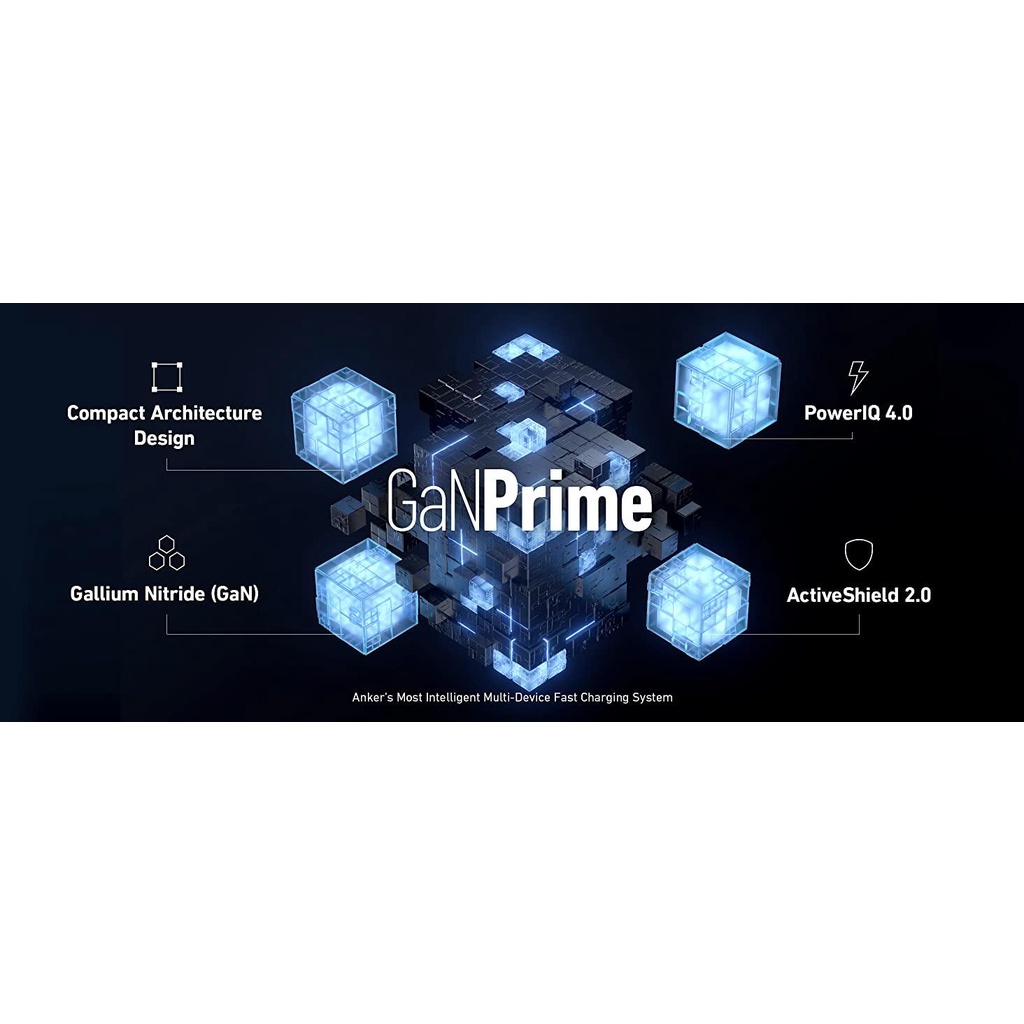Pin sạc dự phòng 2 in 1 Anker 733 GaN Prime PowerCore 65W 3 cổng 2C1A 10000mAh A1651 BH12T