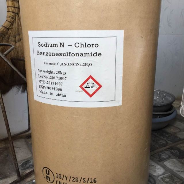Bột khử khuẩn Cloramin b ( nguyên thùng 25kg)