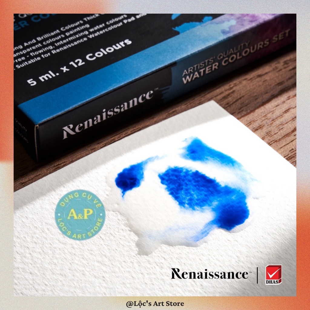 [Lộc'sArtStore] Màu Nước Water Colours Set Renaissance