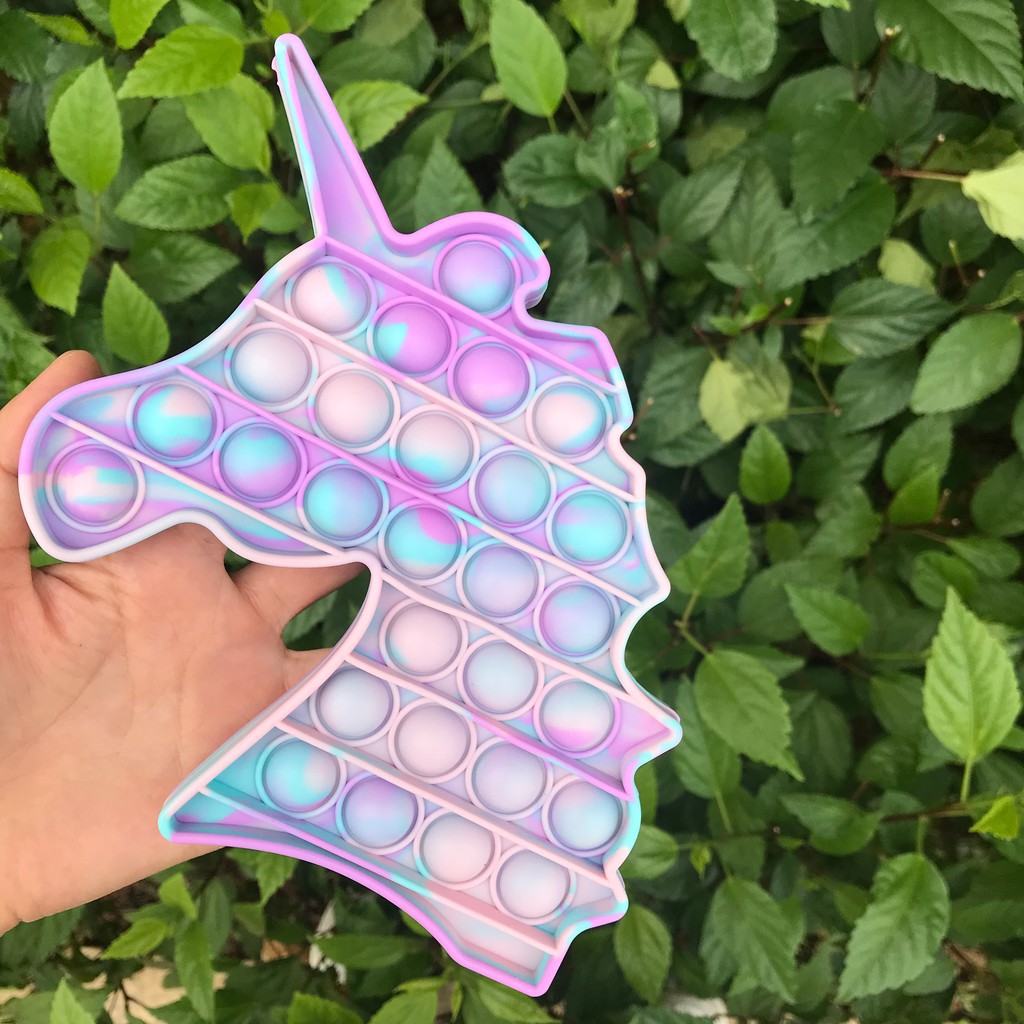 Pop It Fidget Đồ chơi nhấn nút tròn giảm căng thẳng độc đáo