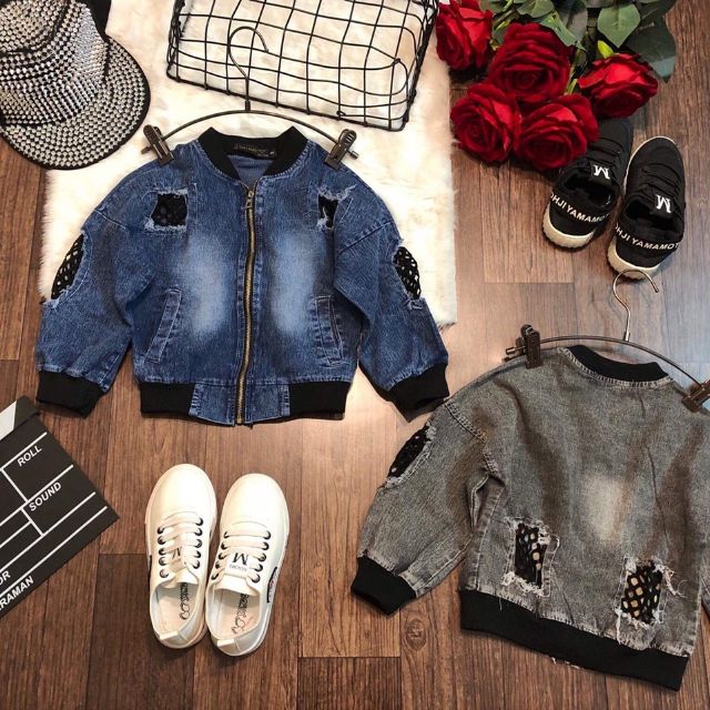 Combo áo khoác bò cbo bé