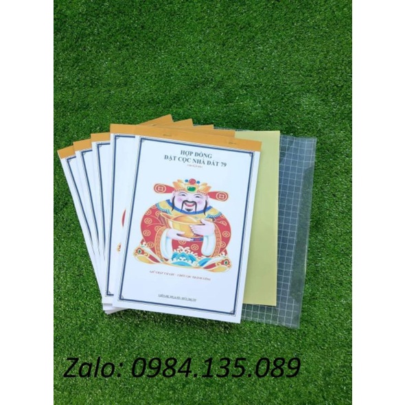 Sổ hợp đồng đặt cọc nhà đất 3 liên