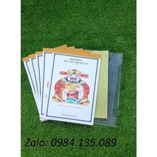 Sổ hợp đồng đặt cọc nhà đất 3 liên