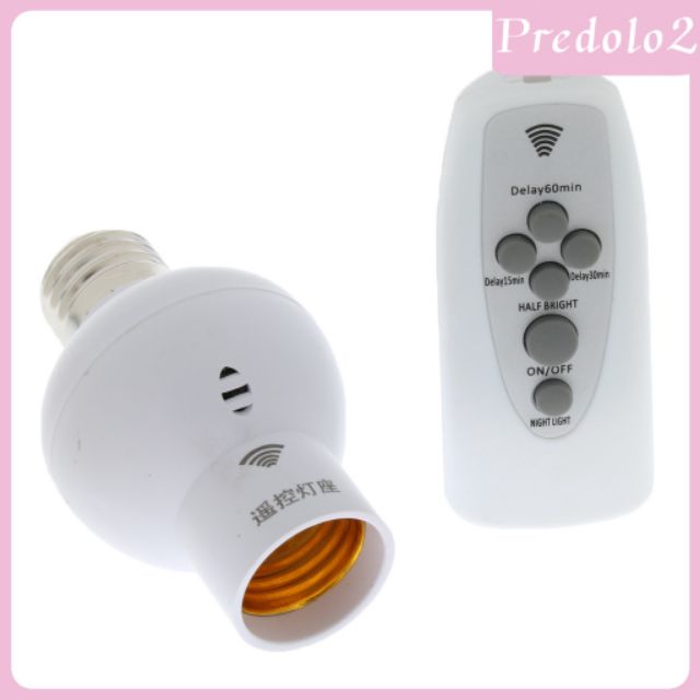 Đui đèn điều khiển từ xa có chế độ đèn ngủ, hẹn giờ tắt