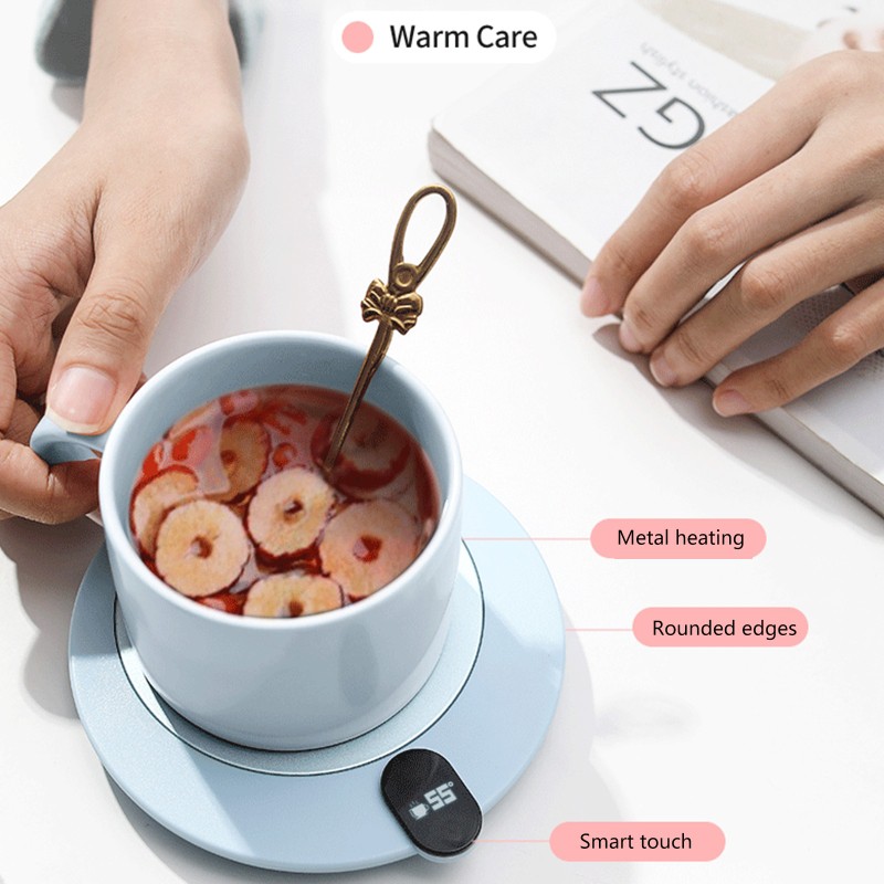 SUP Portable Round Shape USB Cup Warmer Heat Beverage Mug Mat Keep Drink Warm Heater