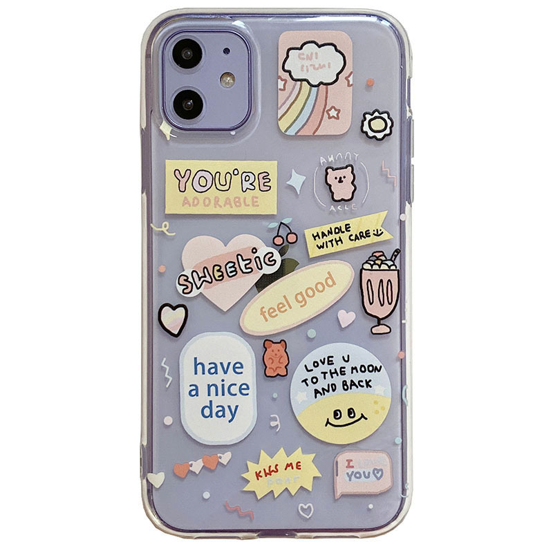 Ốp điện thoại in hình độc đáo cho iphone Rainbow smiley 6/6plus/6s/6s plus/6/7/7plus/8/8plus/x/xs/xs max/11/11 pro/11 promax/12pro/12promax/12mini/12 | BigBuy360 - bigbuy360.vn
