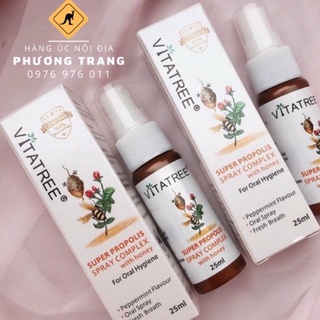 Xịt keo ong Vitatree 25ml (Úc)