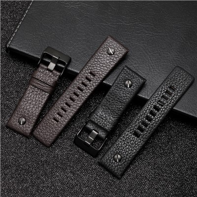 Dây Đeo Đồng Hồ Ba Mắt Bằng Da Diesel DZ4323DZ1657DZ1405