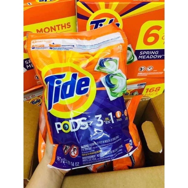 42 Viên Giặt Tide Pods 3in1