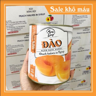 ĐÀO HỘP SIÊU GIÒN - ĐÀO NGÂM ASIA FOOD - 830gram/HỘP