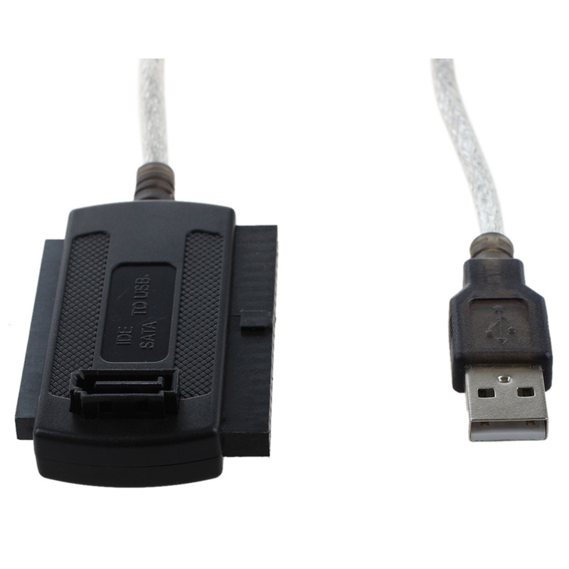 New USB 2.0 to IDE SATA S-ATA/2.5/3.5 Adapter Cable (Adapter Cable)