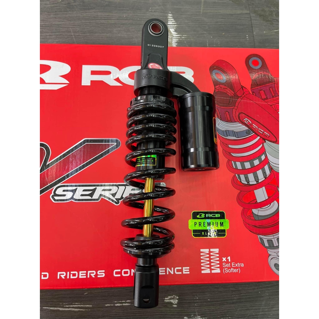 Phuộc RCB MB2 đen ti vàng cho Vario Click