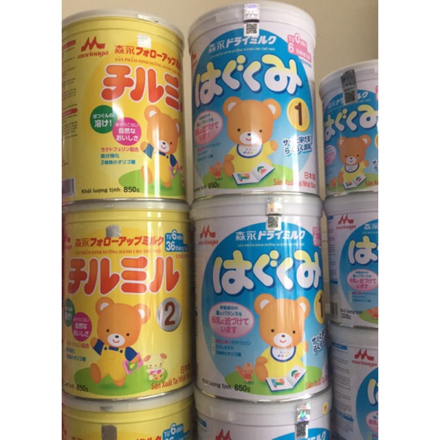 Sữa morinaga số 1,2 hộp 850g