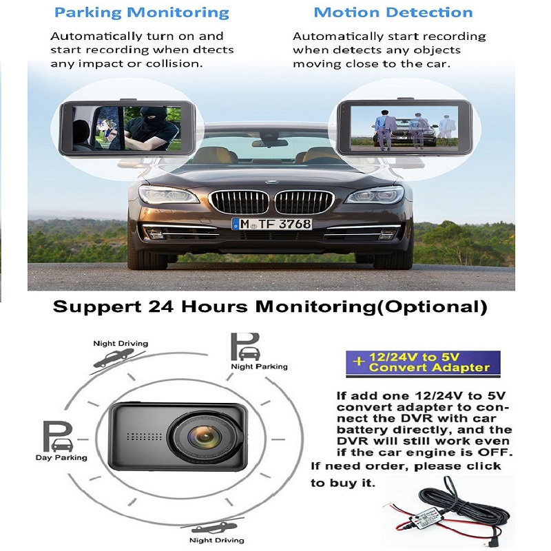 Camera hành trình xe hơi mini E-ACE 2.45''Full HD 1080P hỗ trợ quay ban đêm
 | BigBuy360 - bigbuy360.vn