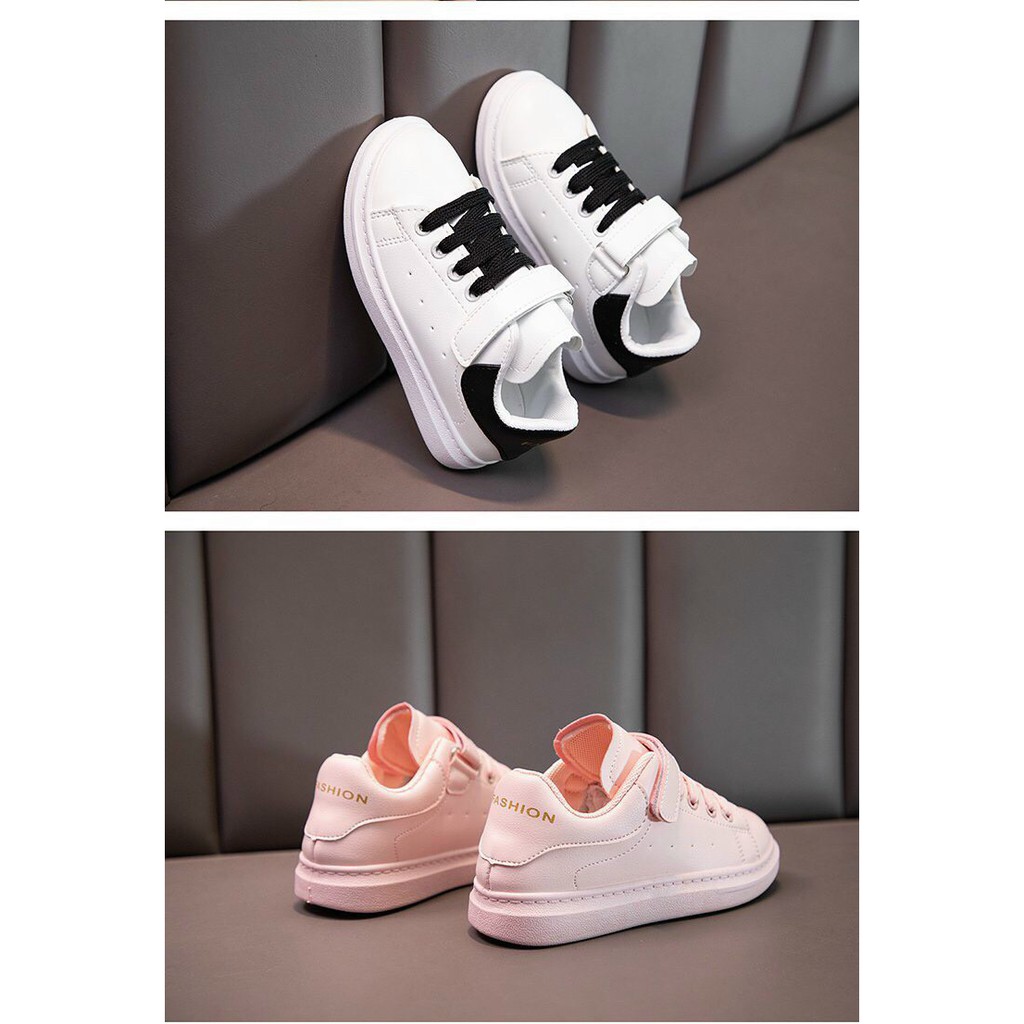 Giày Thể Thao Basic Chất Da Mềm Cho Bé