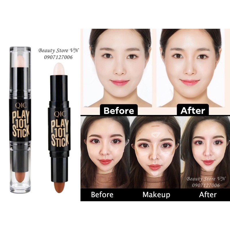 [FREESHIP💋] Bút Tạo Khối Che Khuyết Điểm 2 Đầu Cao Cấp | BigBuy360 - bigbuy360.vn