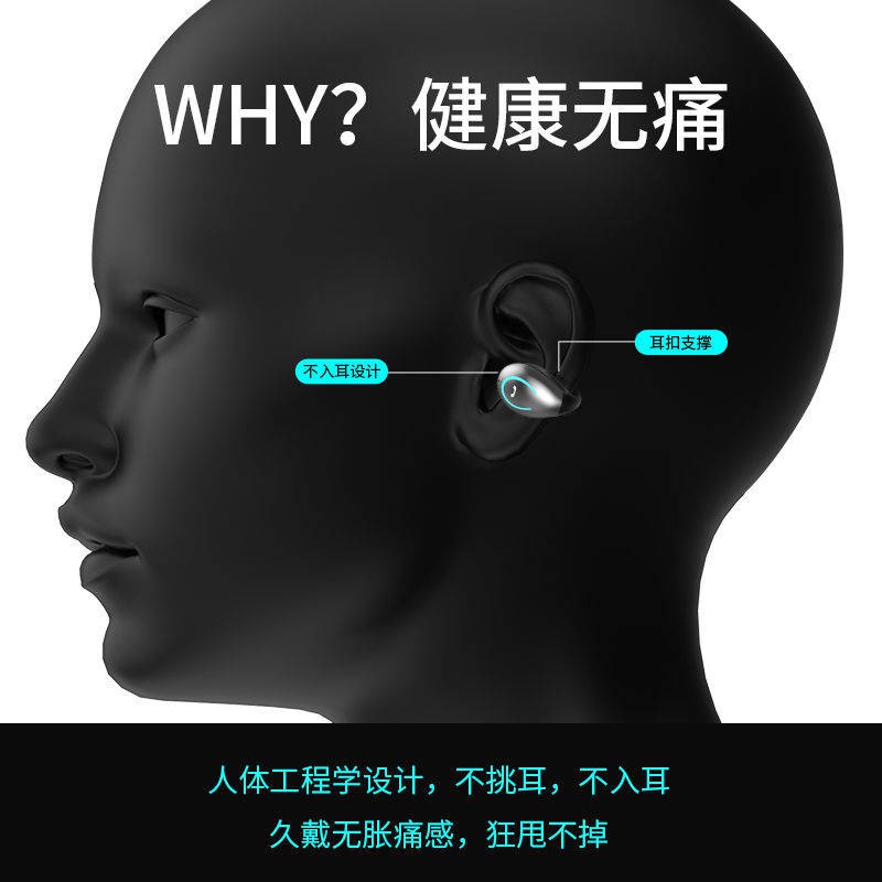 Tai Nghe Nhét Tai Bluetooth Không Dây Mini Siêu Nhỏ Cho Oppo Huawei Vivo Xiaomi