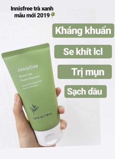 SỮA RỬA MẶT INNISFREE MẪU MỚI 2020