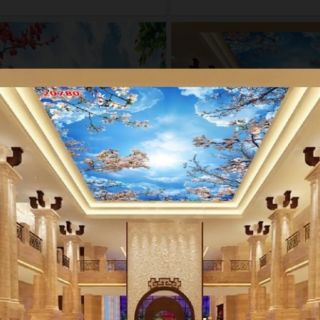 Tranh dán trần nhà 3D