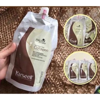 Dầu hấp tóc collagen karseell maca siêu mềm mượt tóc 500ml