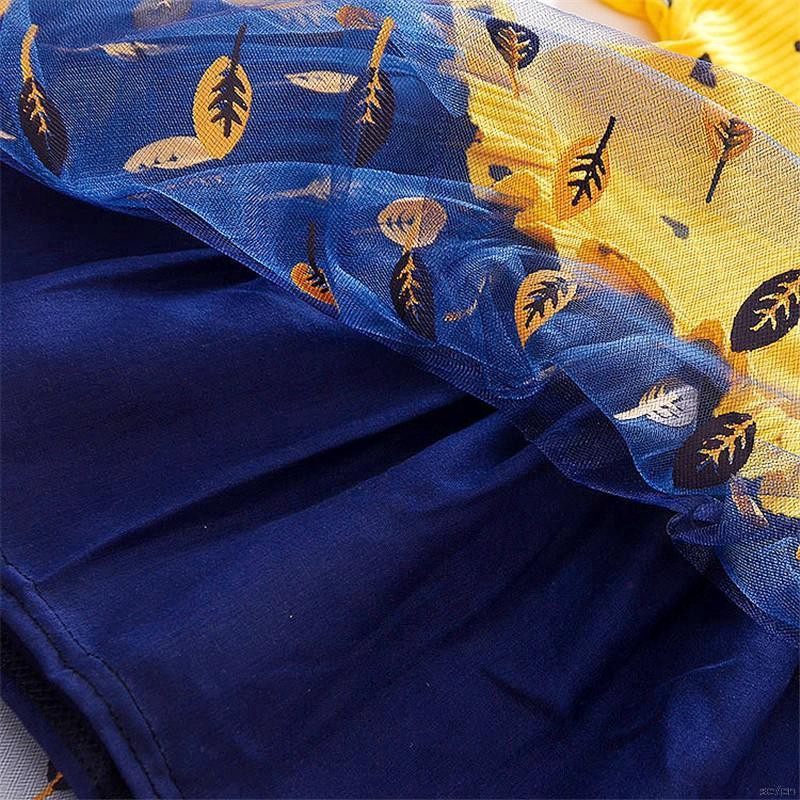 Đầm hoa công chúa xinh xắn cho bé gái