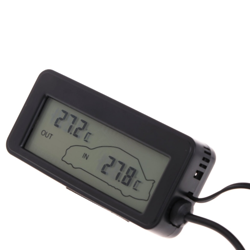 Đồng Hồ Điện Tử Hiển Thị LCD Kỹ Thuật Số Với Dây Cáp 1.5m Trong Nhà /