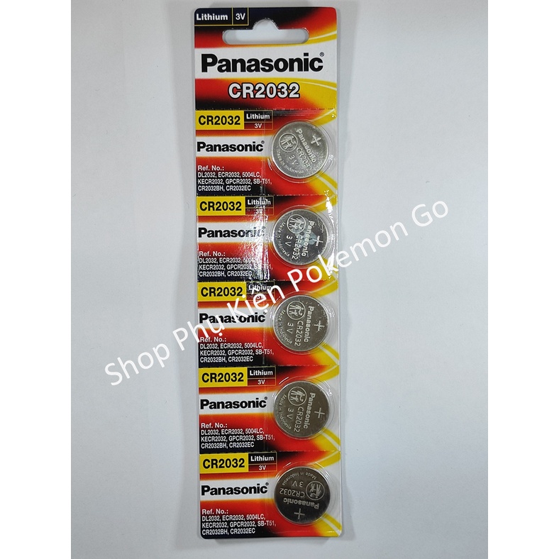 1 Viên Pin Lithium Panasonic CR2032 / CR2025 / CR2016 / CR1632 / CR1620 / CR1616 / CR1220 / CR2450 3V Hàng Chính Hãng